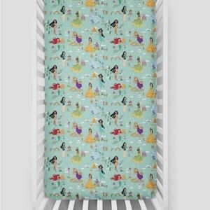 Little Sleepies Disney Princess Crib Sheet